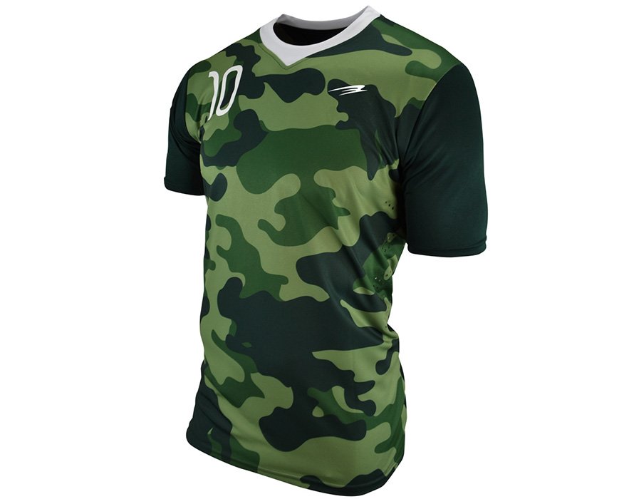 Anka Sport uniforme Soccer Green Camouflage vista lateral