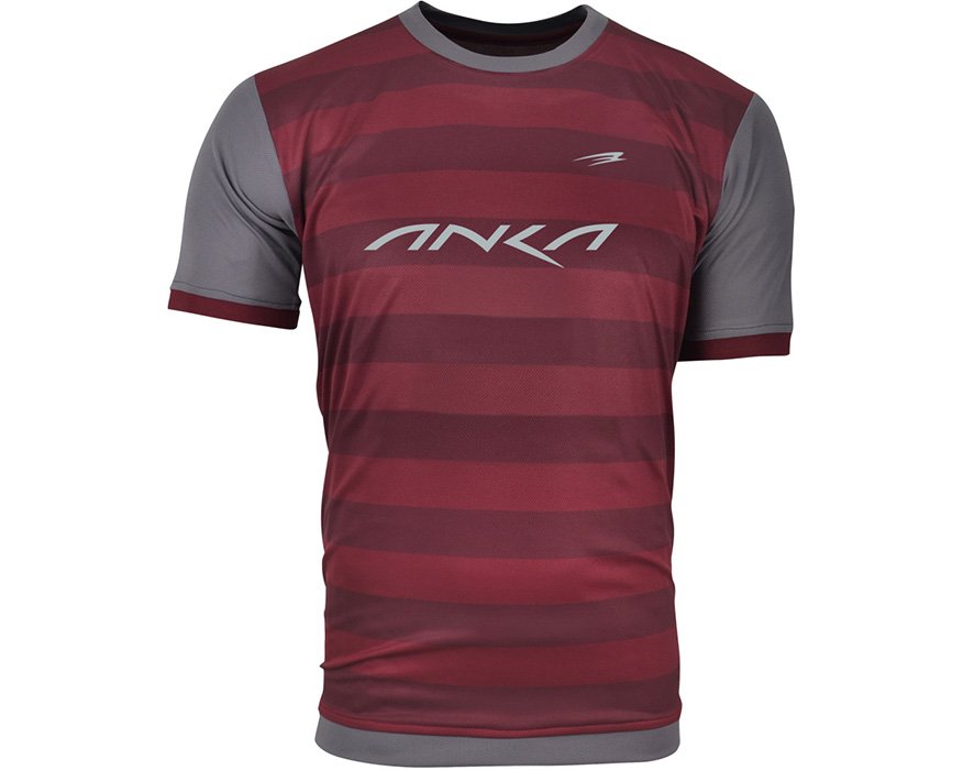 Anka Sport uniforme Crimson Grey vista frente