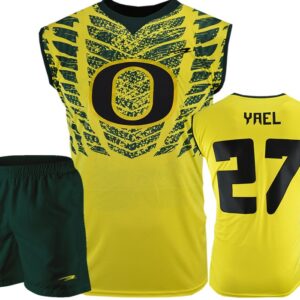 Uniforme de tocho americano equipo Oregon